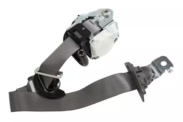 Dark Ash Gray Driver Seat Belt with Retractor and Pre-Tensioner - GM (19351660)