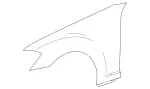 2218800118 - Attachment Parts: Fender, Front for Mercedes-Benz: 250, 300S, S350, S400, S500, S550, S600, S63 AMG Image