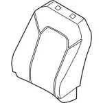 JL1Z7864416BC - Body: Seat Back Cover for Ford: Expedition Image