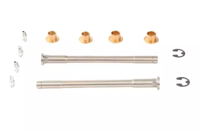 19329933 - : Front Door Hinge Pin Kit with Upper and Lower Pins, Bushings, Clips, and Grease Fittings for ACDelco Image