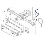 ML3Z4A058E - Suspension: Vent Hose for Ford Image