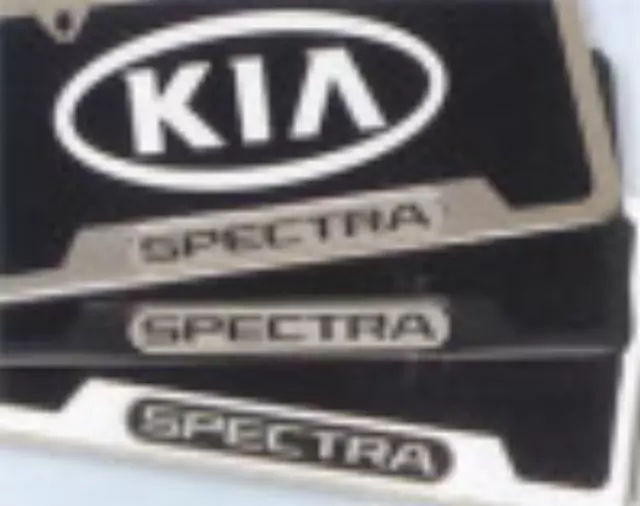 License Plate Frame - Chrome - Spectra - Kia (UR010-AY100LD)