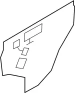 82864CR900 - Body: Insulator for Infiniti Image