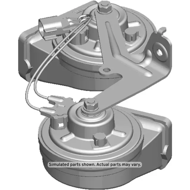 84377259 - Electrical: Horn for Chevrolet: Silverado 1500, Silverado 2500 HD, Silverado 3500 HD, Suburban 3500 HD | GMC: Sierra 1500, Sierra 2500 HD, Sierra 3500 HD Image