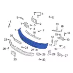 LC3Z17757C - Body: Bumper for Ford: F-250 Super Duty, F-350 Super Duty, F-450 Super Duty Image