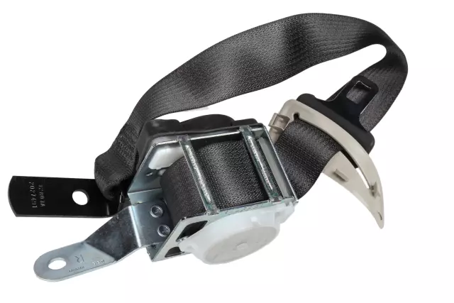 19207197 - : Ebony Rear Passenger Side Seat Belt with Retractor for Cadillac: CTS Image