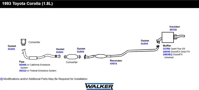31534 - Gaskets: Exhaust Pipe Flange Gasket for Walker Exhaust Image
