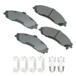ACT731 - : Akebono ProACT Ultra Premium Ceramic Disc Brake Pad Kit for AKEBONO Image