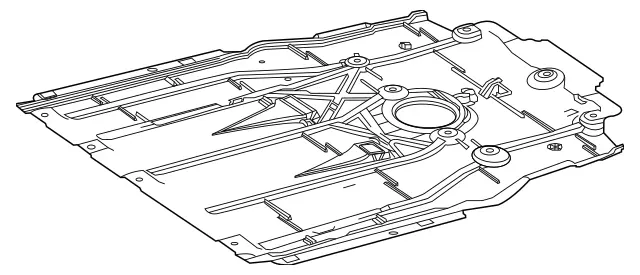 1188854600 - Attachment Parts: Bracing for Mercedes-Benz: CLA250, CLA35 AMG, CLA45 AMG, CLA45 AMG S Image image