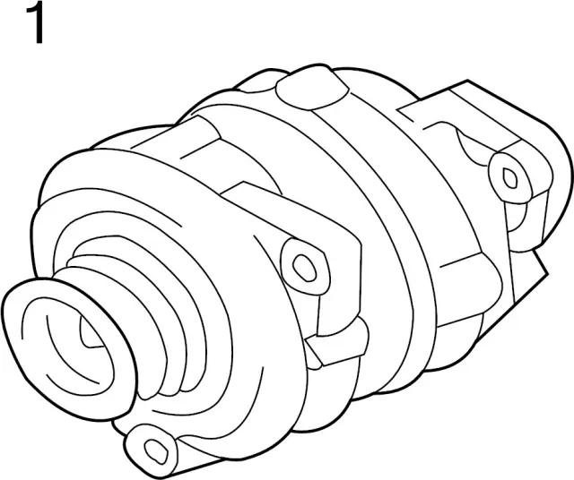23150AG010 - Electrical: Alternator Pulley for INFINITI: FX35, G25, G35, M35, QX4 Image
