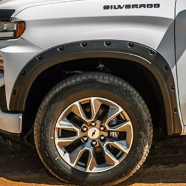 19417483 - Exterior: Fender Flares - Bolt-On Look - Black for Chevrolet: Silverado 1500, Silverado 1500 LTD Image