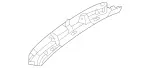 29074022009051 - Body: Upper Trim for Mercedes-Benz Image