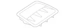 21183103368K67 - Body: Vent Grille for Mercedes-Benz Image