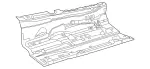 2056100178 - Substructure: Main Floor for Mercedes-Benz: C350e, C400, C43 AMG, C450 AMG, C63 AMG, C63 AMG S Image