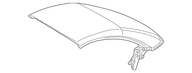 23079018409040 - Body: Hardtop for Mercedes-Benz Image