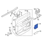 PC3Z18979AB - Body: Speaker Grille for Ford Image