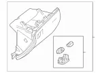 16668000918T42 - Body: Glove Box for Mercedes-Benz Image
