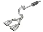 4938073P - : Rebel Series 2-1/2 IN 304 Stainless Steel Cat-Back Exhaust w/ Polished Tip for aFe Power Image