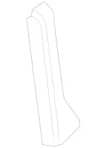 21193201108N84 - Body: Hinge Cover for Mercedes-Benz Image