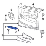 F57Z1024100BAZ - Body: Armrest for Ford: Ranger Image