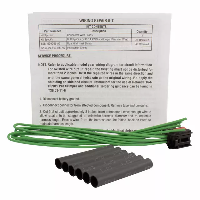 3U2Z14S411PNC - : Wire Assembly for Ford Image