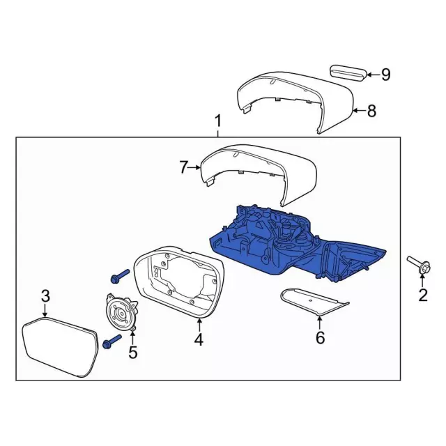 LB5Z17683AA - Body: Mirror Outside for Ford: Explorer Image