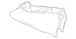 16668017529H15 - Body: Console for Mercedes-Benz Image