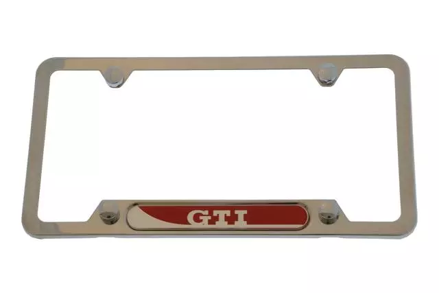 License Plate Frame - Gti - Polished - Volkswagen (5GV-071-801)