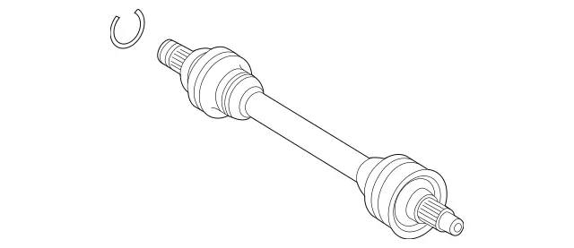 1673502202 - Rear Axle: Rear Axle Shaft for Mercedes-Benz Image