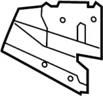 84941JJ50A - Body: Side Trim for INFINITI: G37, Q60 Image