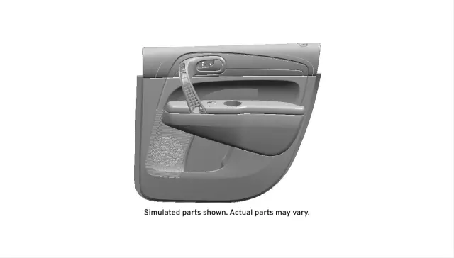 23143896 - : Mink Rear Passenger Side Door Trim for Buick: Enclave Image