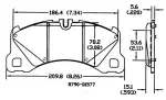 13057254 - : Disc Brake Pad Set for OmniParts Image