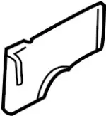 751320W000 - Body: Closing Plate Front Plate for Infiniti Image