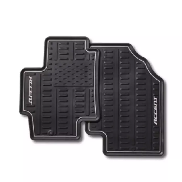 U81301E200 - : Floor Mats, Rear Set All Weather for Hyundai Image