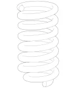2903210500 - Springs, Suspension and Hydraulics: Helical Spring for Mercedes-Benz Image