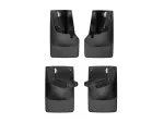 110085120085 - : Black MudFlap No-Drill DigitalFit® MudFlap Kit for WeatherTech Image