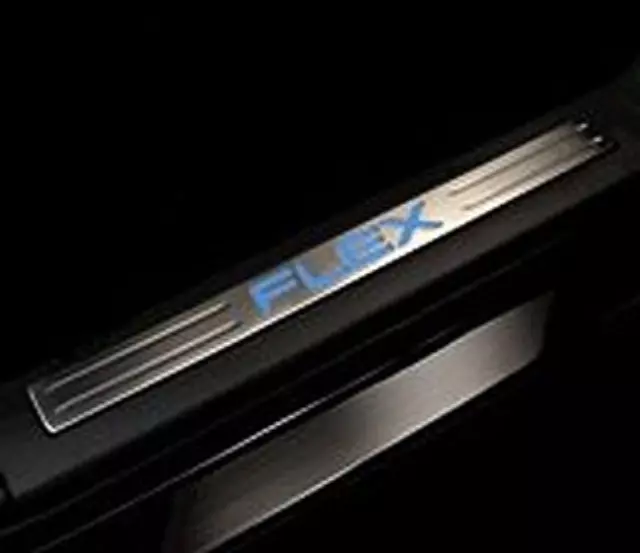 9A8Z74132A08AB - Exterior: Illuminated Door Sills - Sterling Grey for Ford: Flex Image