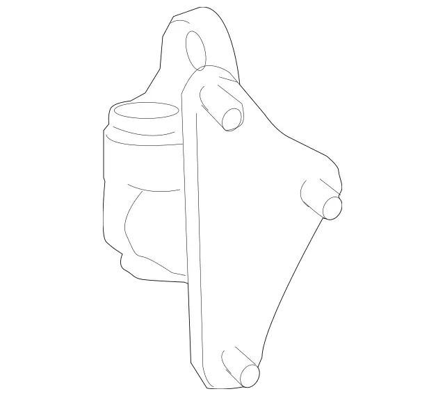 2517201537 - Body: Lower Hinge for Mercedes-Benz Image