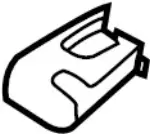 875055DA0A - : Track End Cover for Infiniti Image