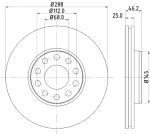 355109622 - : Disc Brake Rotor for Hella Pagid Image