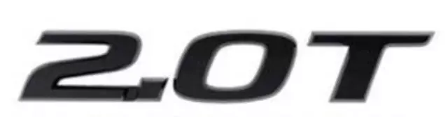 2022 Honda - Gloss Black 2.0T Emblem - Honda (08F20-TVA-100B)