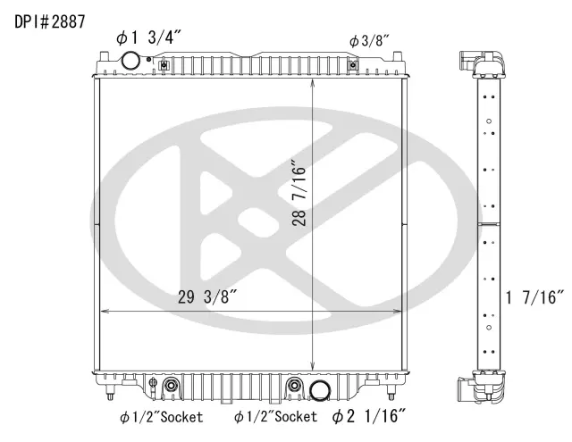 A2887 - : Koyorad Radiator for Koyo Image