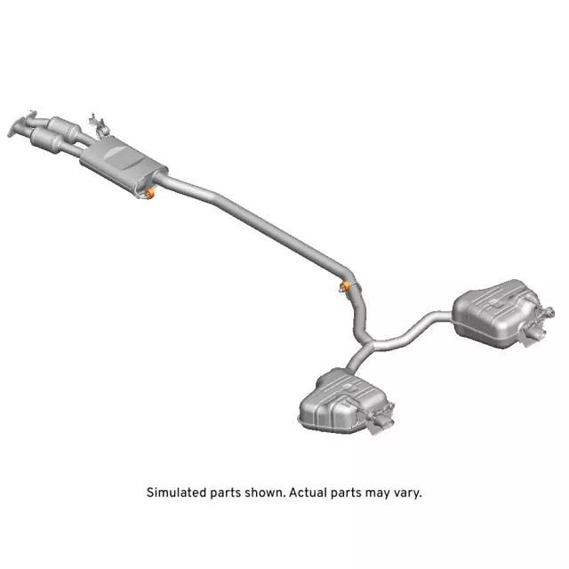 86822577 - : Muffler &amp; Pipe Assembly for Cadillac: XT6 Image