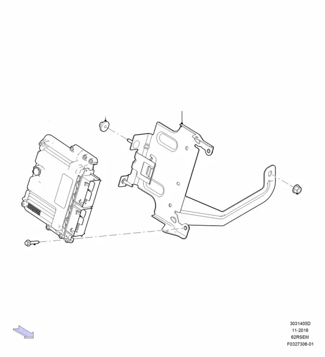 HC2Z12A650AANP - Electrical: ECM for Ford Image
