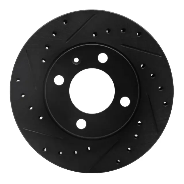 63374004L - Brakes &amp; Brake Parts: DFC Brake Rotor - Drilled and Slotted - Black for DYNAMIC FRICTION Image