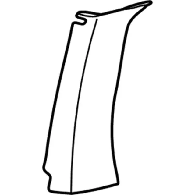 F7UZ1524356BAC - Body: Upper Pillar Trim for Ford: E-150, E-150 Club Wagon, E-250, E-350 Club Wagon, E-350 Super Duty, E-450 Super Duty Image