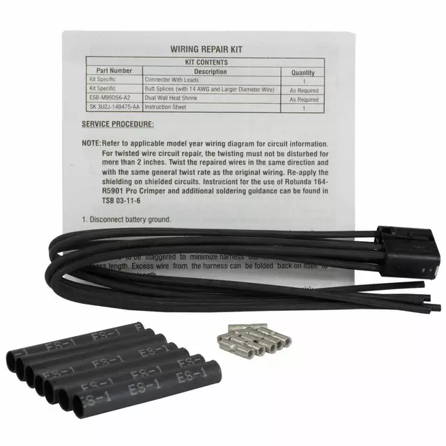 3U2Z14S411PKB - : Wire Assembly for Ford Image