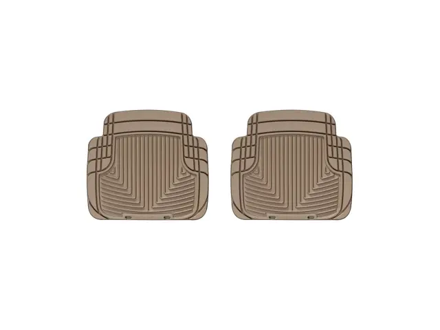 W50TN - Accessories: Rear Tan All Weather Floor Mats for WeatherTech Image