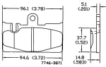 13050679 - : Disc Brake Pad Set for Lexus: LS430 Image