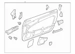 17272098003D93 - : Door Trim Panel for Mercedes-Benz Image